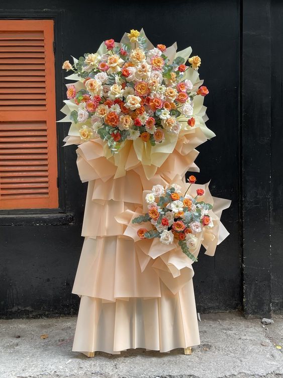 Kệ Hoa Chúc Mừng Khởi Vinh