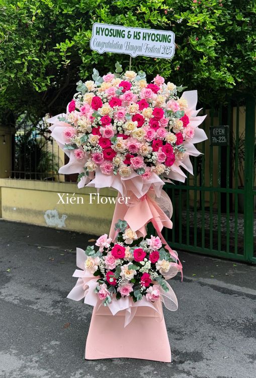 Kệ Hoa Chúc Mừng Phú Quý