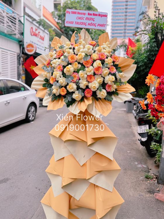 Kệ Hoa Chúc Mừng Đại Cát