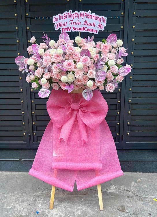 Kệ Hoa Chúc Mừng Hồng Phát